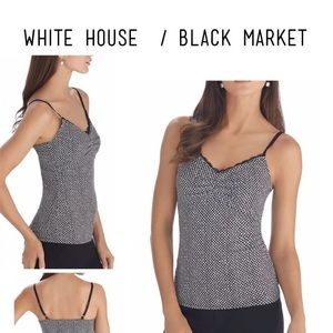 FINAL PRICE WHBM small houndstooth cami.